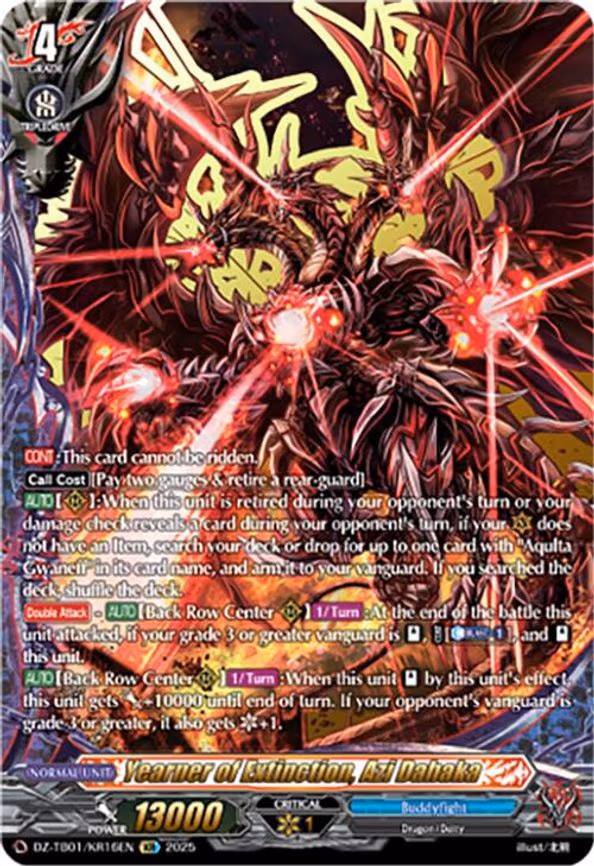 Yearner of Extinction, Azi Dahaka - KR (DZ-TB01/KR16EN)