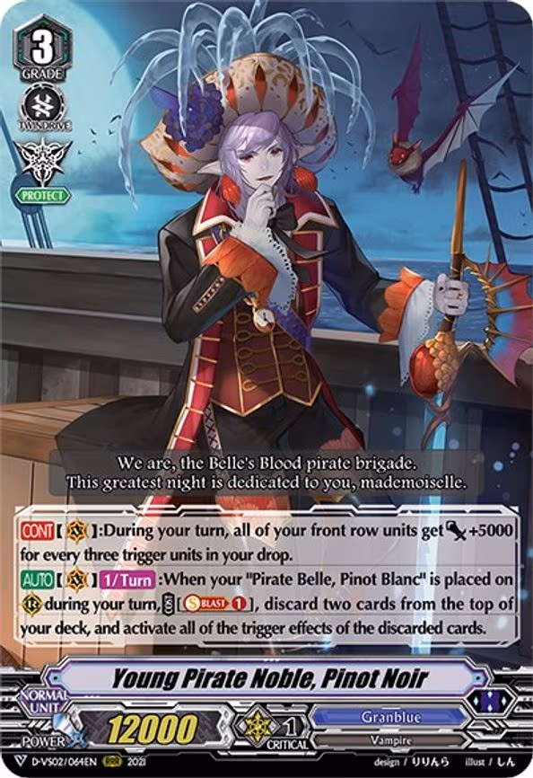 Young Pirate Noble, Pinot Noir - RRR (D-VS02/064EN)