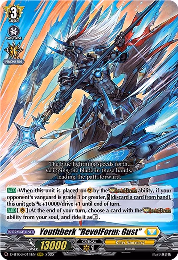 Youthberk "RevolForm: Gust" - RRR (D-BT06/011EN)