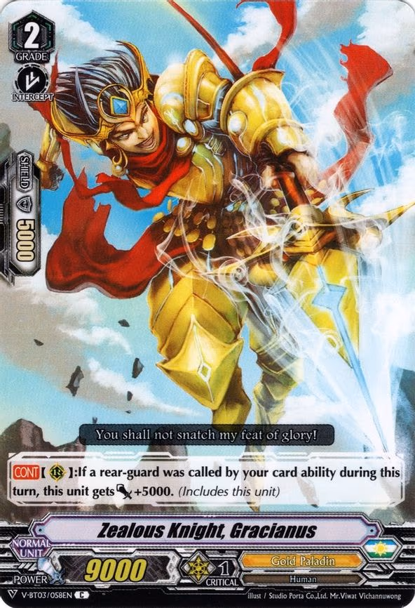 Zealous Knight, Gracianus - C (V-BT03/058EN)