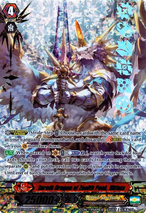 Zeroth Dragon of Zenith Peak, Ultima - ZR (G-RC02/002EN)