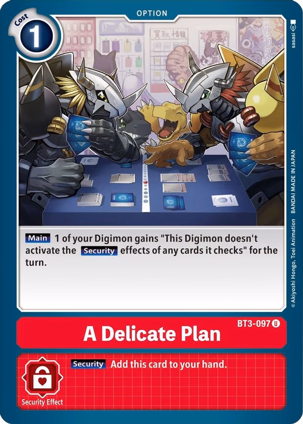 A Delicate Plan
