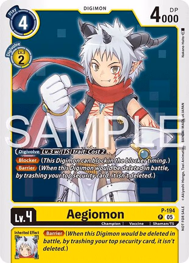 Aegiomon (Time Stranger Demo Deck)