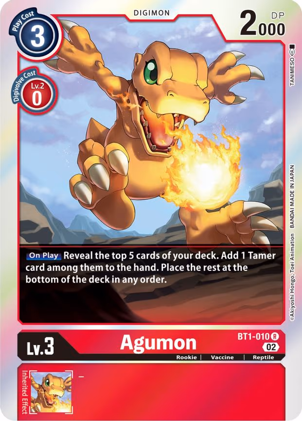 Agumon - BT1-010 (Resurgence Booster Reprint)