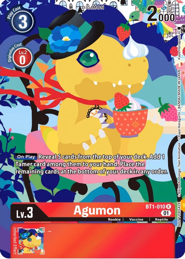 Agumon - BT1-010 (Tamer's Card Set 2 Floral Fun)