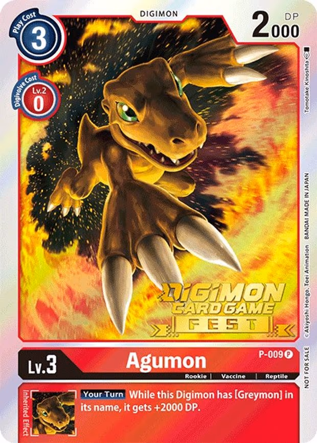 Agumon - P-009 (Digimon Card Game Fest 2022)