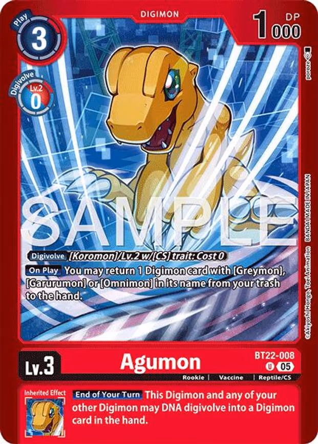 Agumon - Uncommon (BT22-008 U)