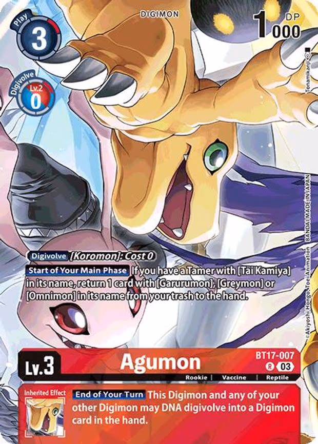 Agumon (Omnimon Binder Set)