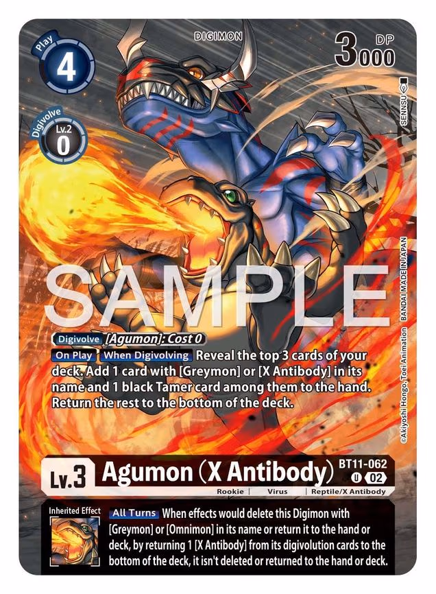Agumon (X Antibody) (Tamer's Selection Box Ver. X Antibody) - Uncommon (BT11-062 U)