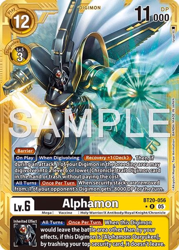 Alphamon (Gold Border)