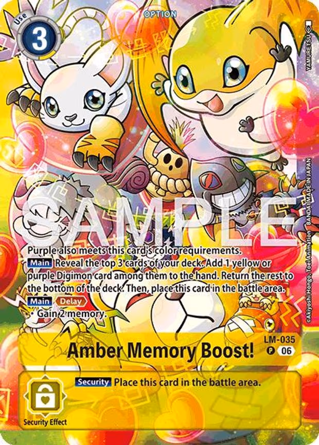 Amber Memory Boost!