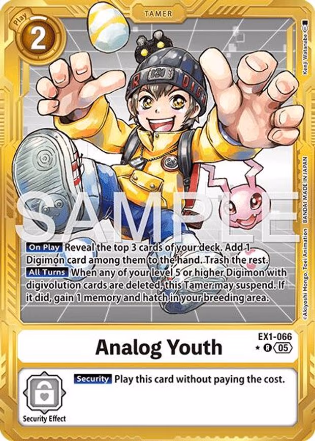 Analog Youth (Gold Border)