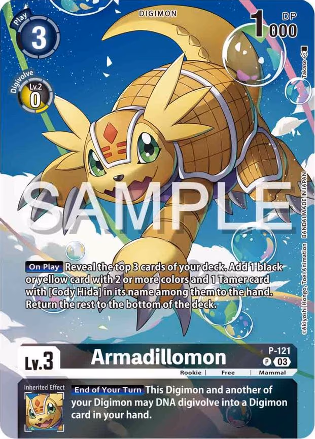 Armadillomon - P-121 (Digimon Adventure 02: The Beginning Set)