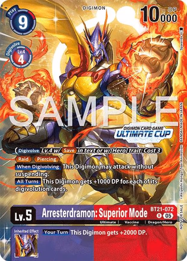 Arresterdramon: Superior Mode (Ultimate Cup 25-26 Season 2)