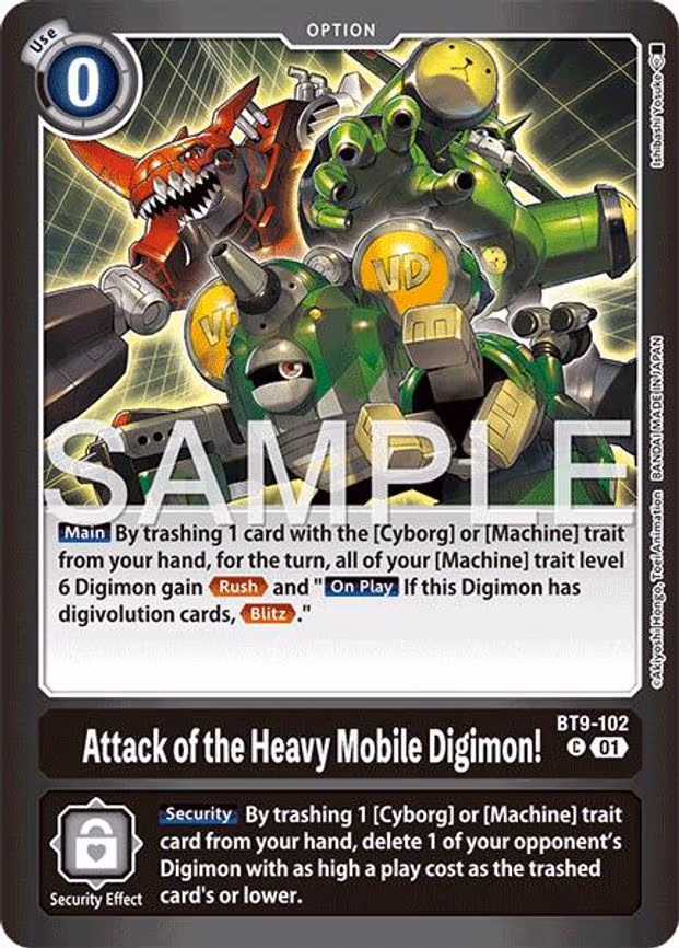 Attack of the Heavy Mobile Digimon! - Common (BT9-102 C)