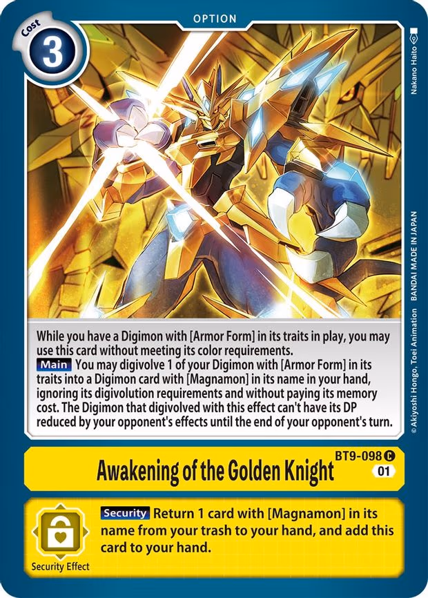 Awakening of the Golden Knight