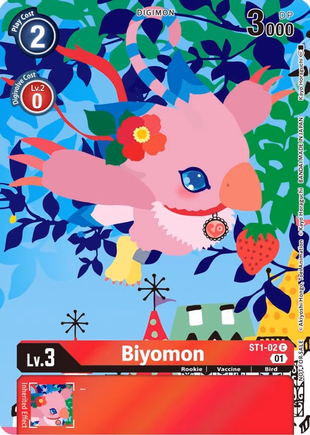 Biyomon (Tamer's Card Set 2 Floral Fun)
