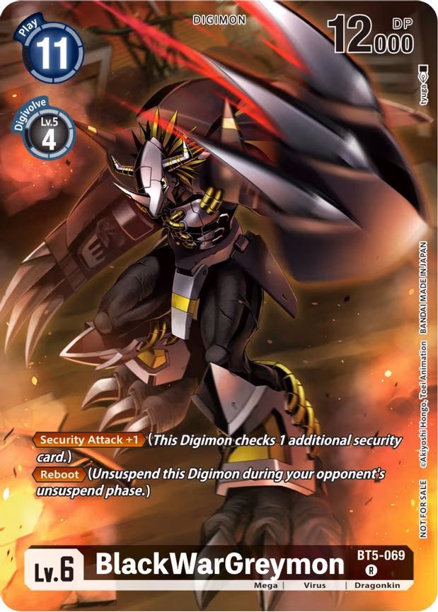 BlackWarGreymon (Tamer Party Pack -The Beginning