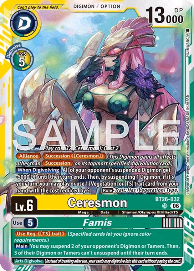 Ceresmon // Famis - Super Rare (BT26-032 SR)