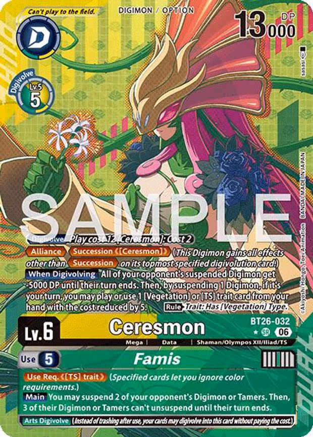 Ceresmon // Famis - Super Rare (BT26-032 SR)