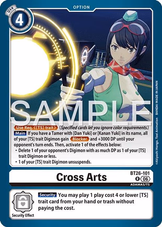 Cross Arts - Rare (BT26-101 R)