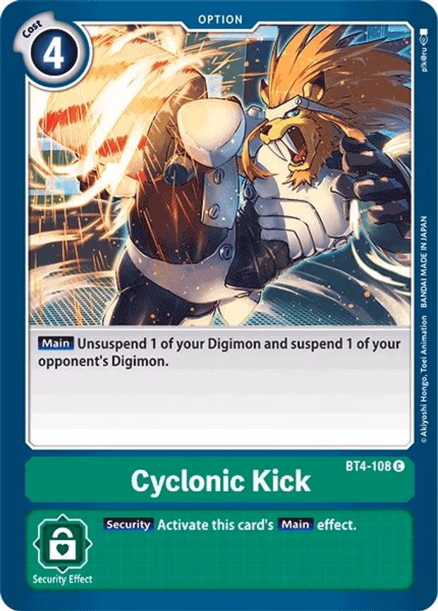 Cyclonic Kick - Common (BT4-108 C)