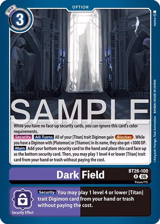 Dark Field - Rare (BT26-100 R)