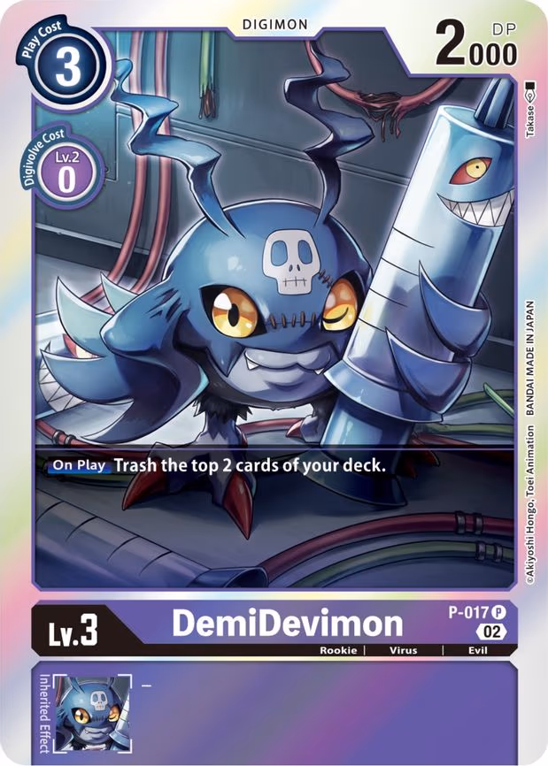 DemiDevimon - P-017 (Resurgence Booster Reprint)