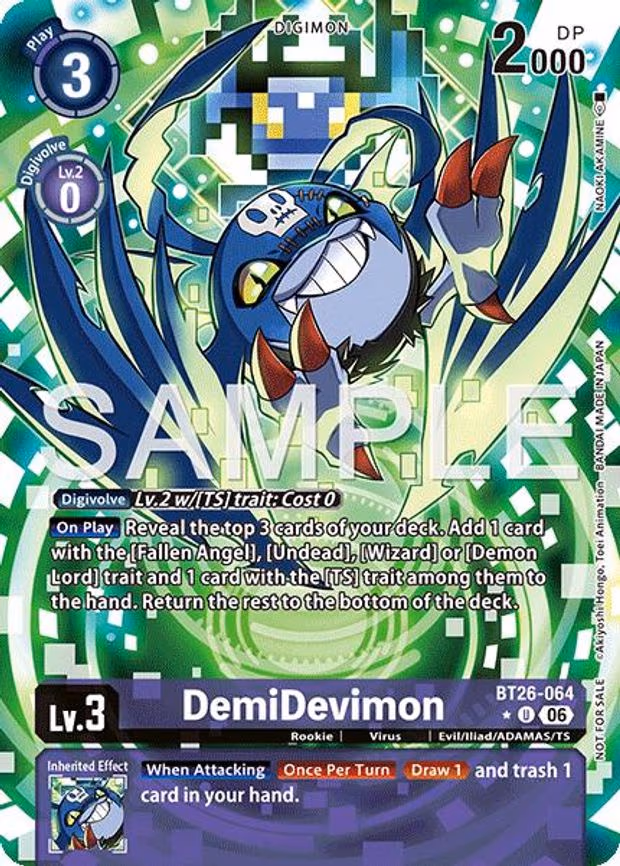 DemiDevimon - Uncommon (BT26-064 U)