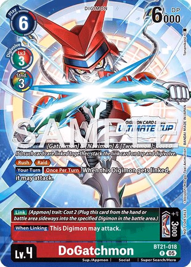 DoGatchmon (Ultimate Cup 26-27 Season 2) - Rare (BT21-018 R)