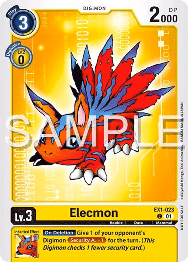 Elecmon (EX1-023) (Time Stranger Demo Deck)