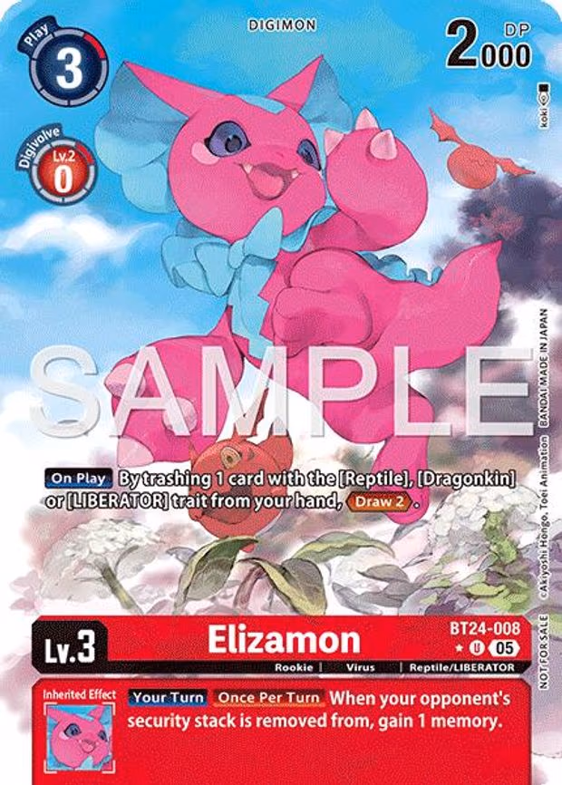 Elizamon (Box Topper) - Uncommon (BT24-008 U)