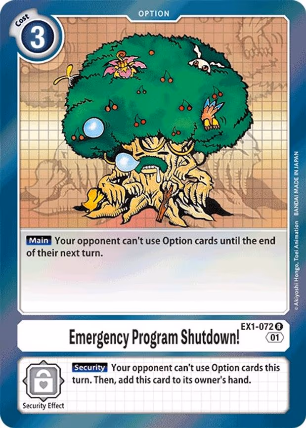 Emergency Program Shutdown!