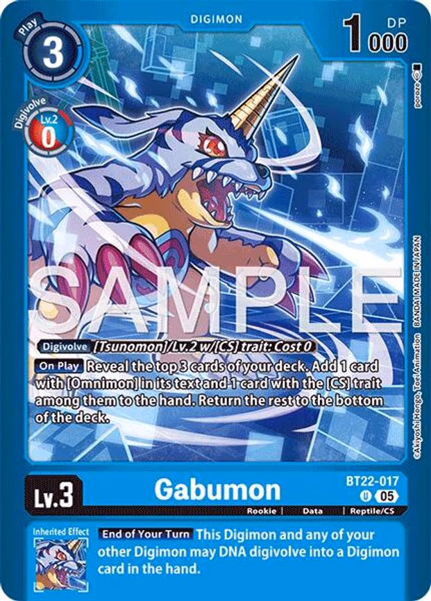 Gabumon - Uncommon (BT22-017 U)