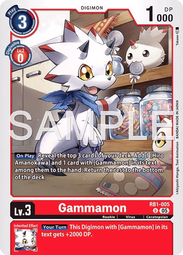 Gammamon - RB1-005 (Reprint)