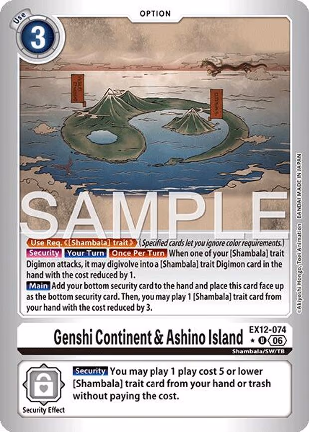 Genshi Continent & Ashino Island