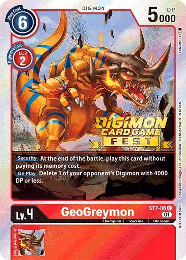 GeoGreymon (Digimon Card Game Fest 2022)