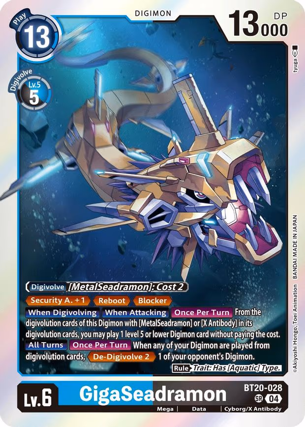 GigaSeadramon - Super Rare (BT20-028 SR)