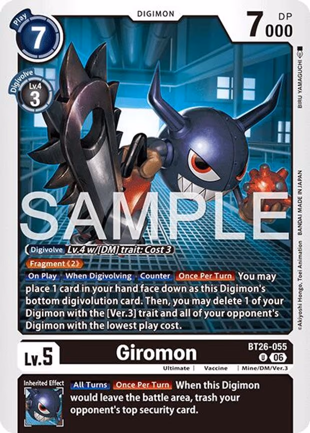 Giromon - Uncommon (BT26-055 U)