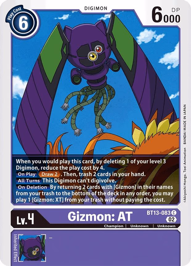 Gizmon: AT - Common (BT13-083 C)