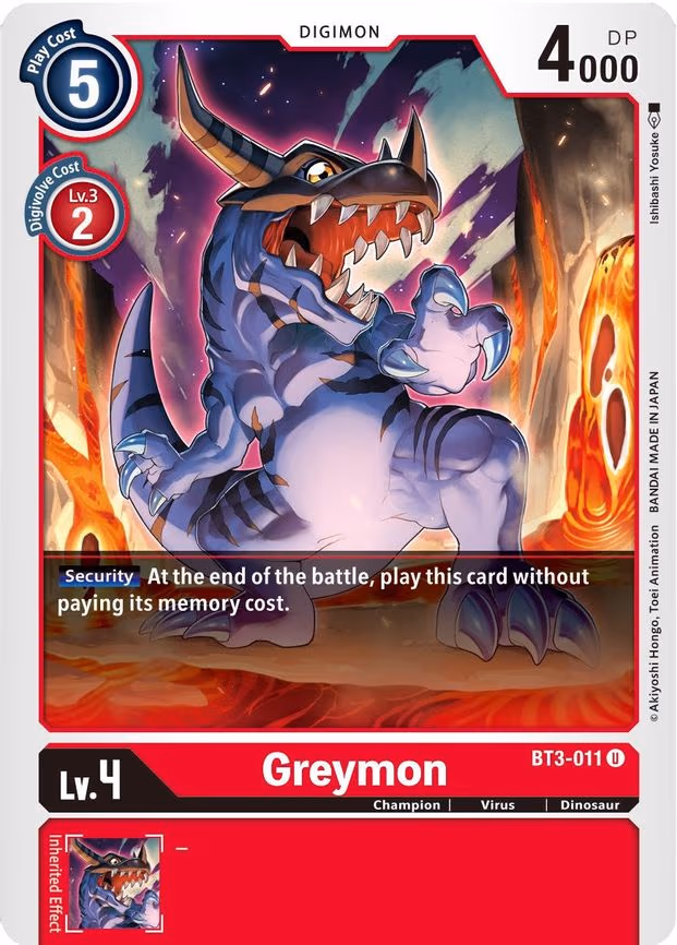 Greymon - Uncommon (BT3-011 U)