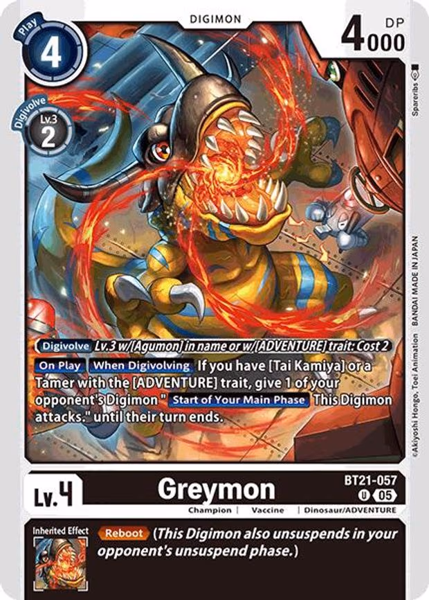 Greymon - Uncommon (BT21-057 U)