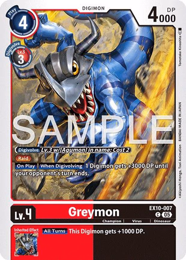 Greymon - Common (EX10-007 C)
