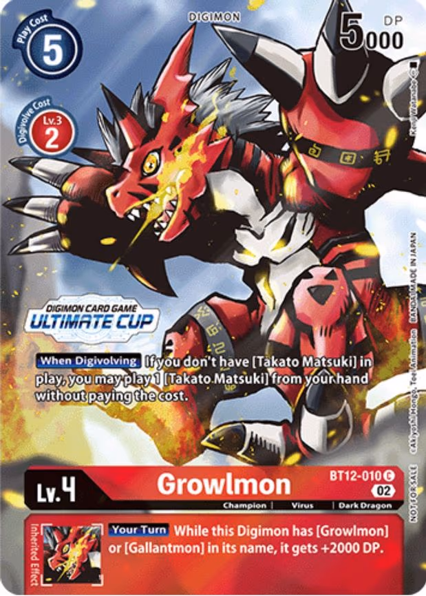 Growlmon (Ultimate Cup)