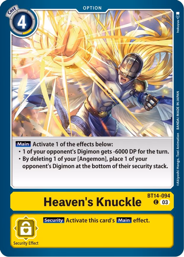 Heaven's Knuckle - Common (BT14-094 C)