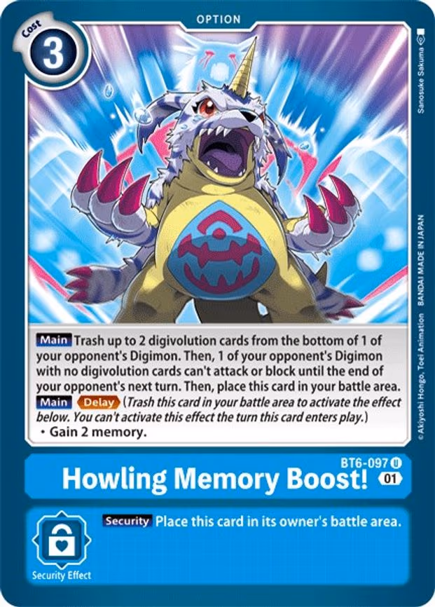 Howling Memory Boost!