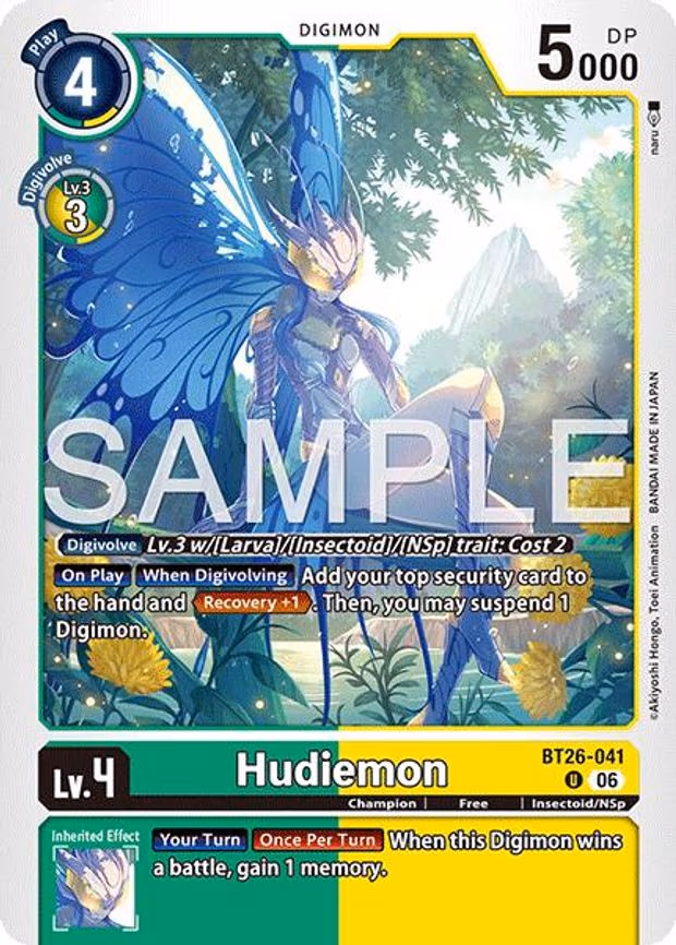Hudiemon - Uncommon (BT26-041 U)