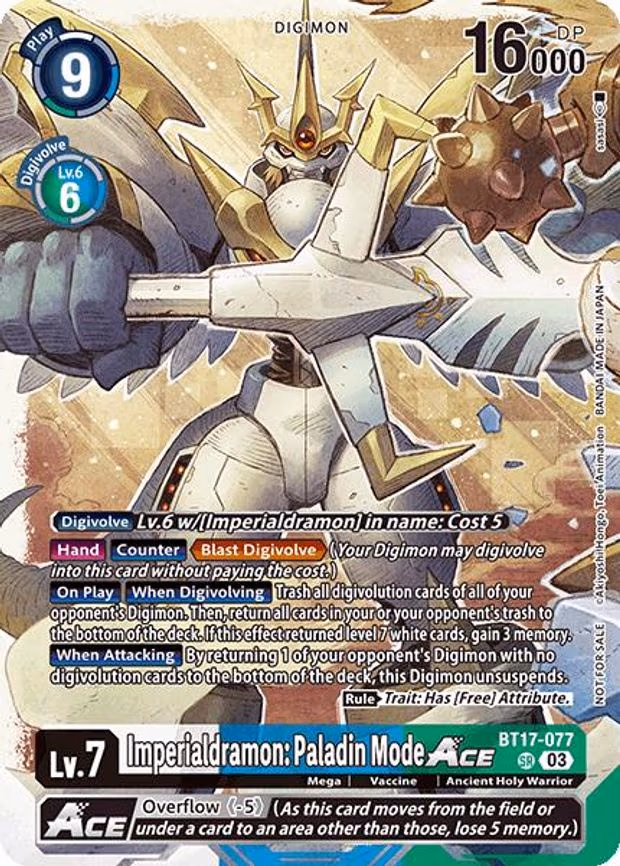 Imperialdramon: Paladin Mode ACE (World Convergence Release Event)
