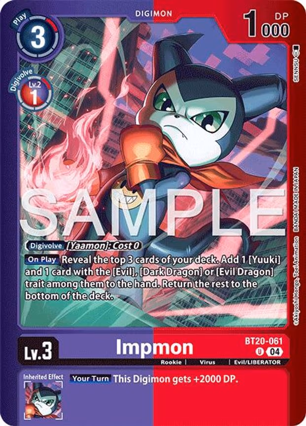 Impmon - Uncommon (BT20-061 U)