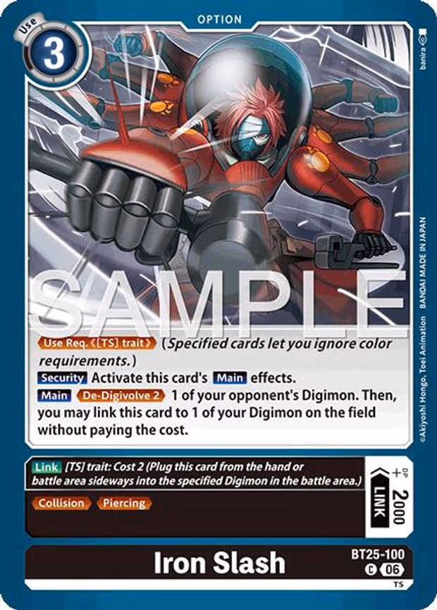 Iron Slash - Common (BT25-100 C)